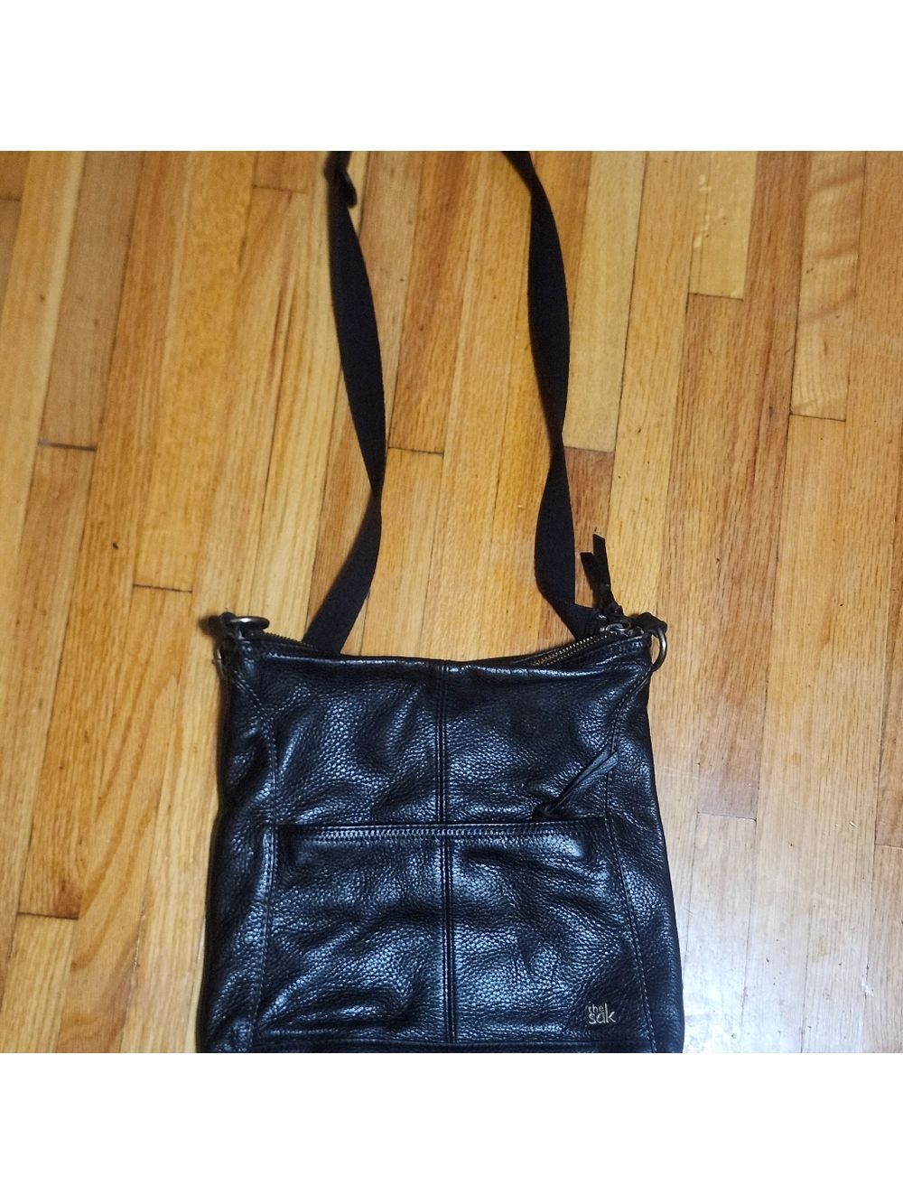 The Sak Black Leather Shoulder Bag
